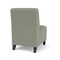 Lesro Siena Lounge Reception Armless Guest Chair, Black, OH Eucalyptus Upholstery SN1102 - alternate 2